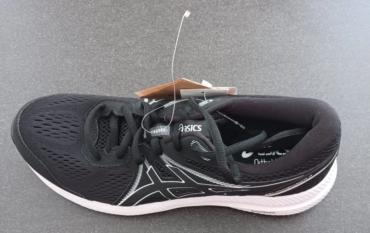 Basket de running Asics Gel-Windhawk 4 noire en mesh et synthétique, neuve avec étiquette pend
