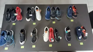 chaussures uniques droite gauche