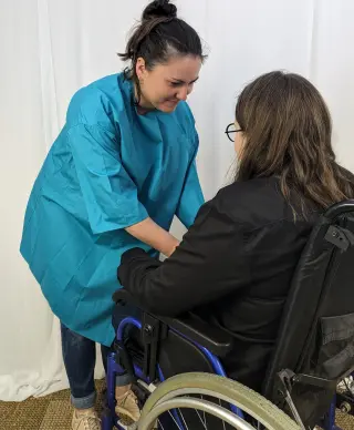 Blouse médicale mixte bleu